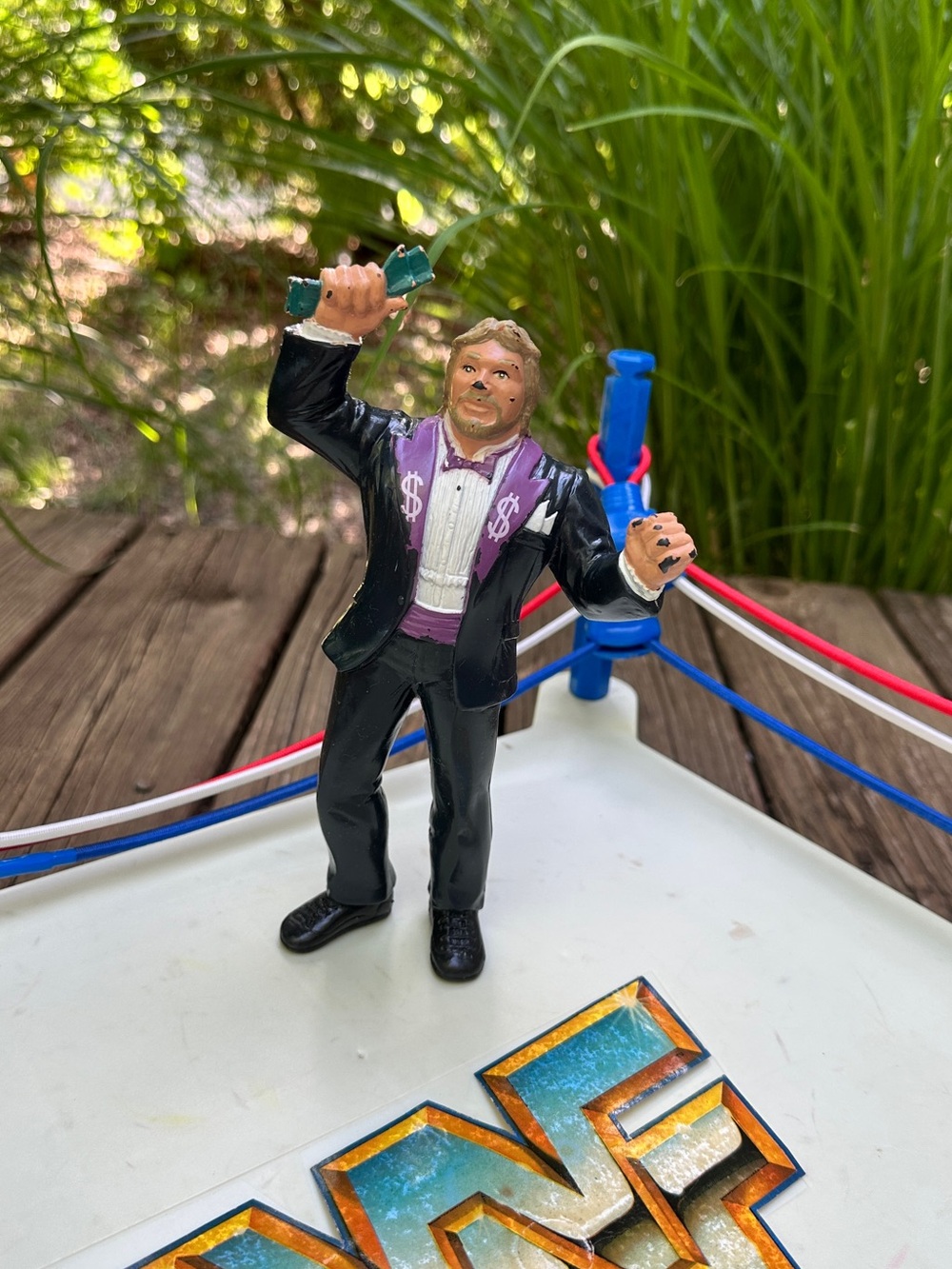 Vintage 1988 LJN WWF WWE Ted DeBiase Million Dollar Man Wrestling Action Figure